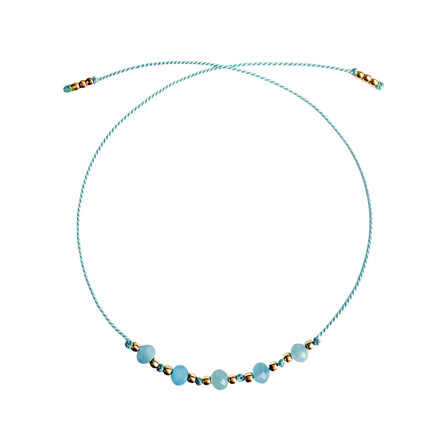 Aquamarine Power Manifestation Bracelet