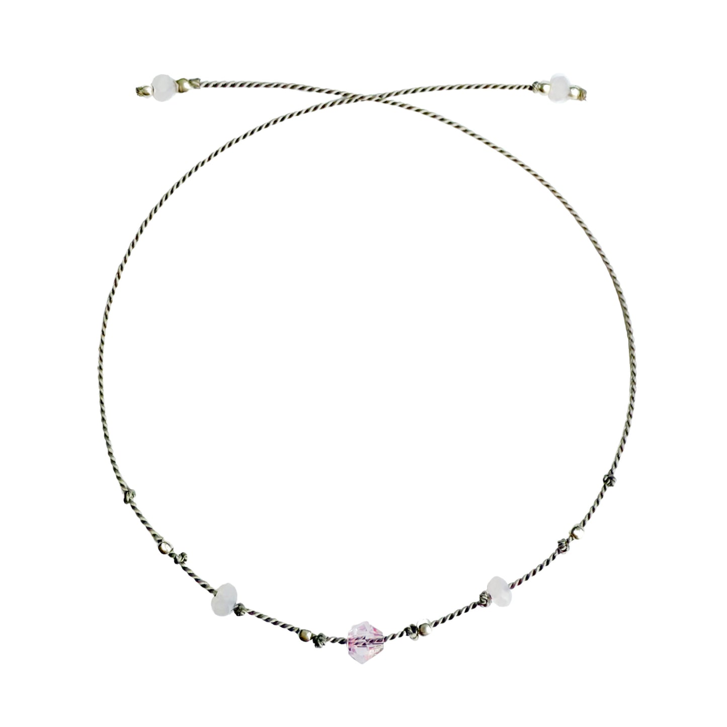 Silver Whisper Manifestation Bracelet