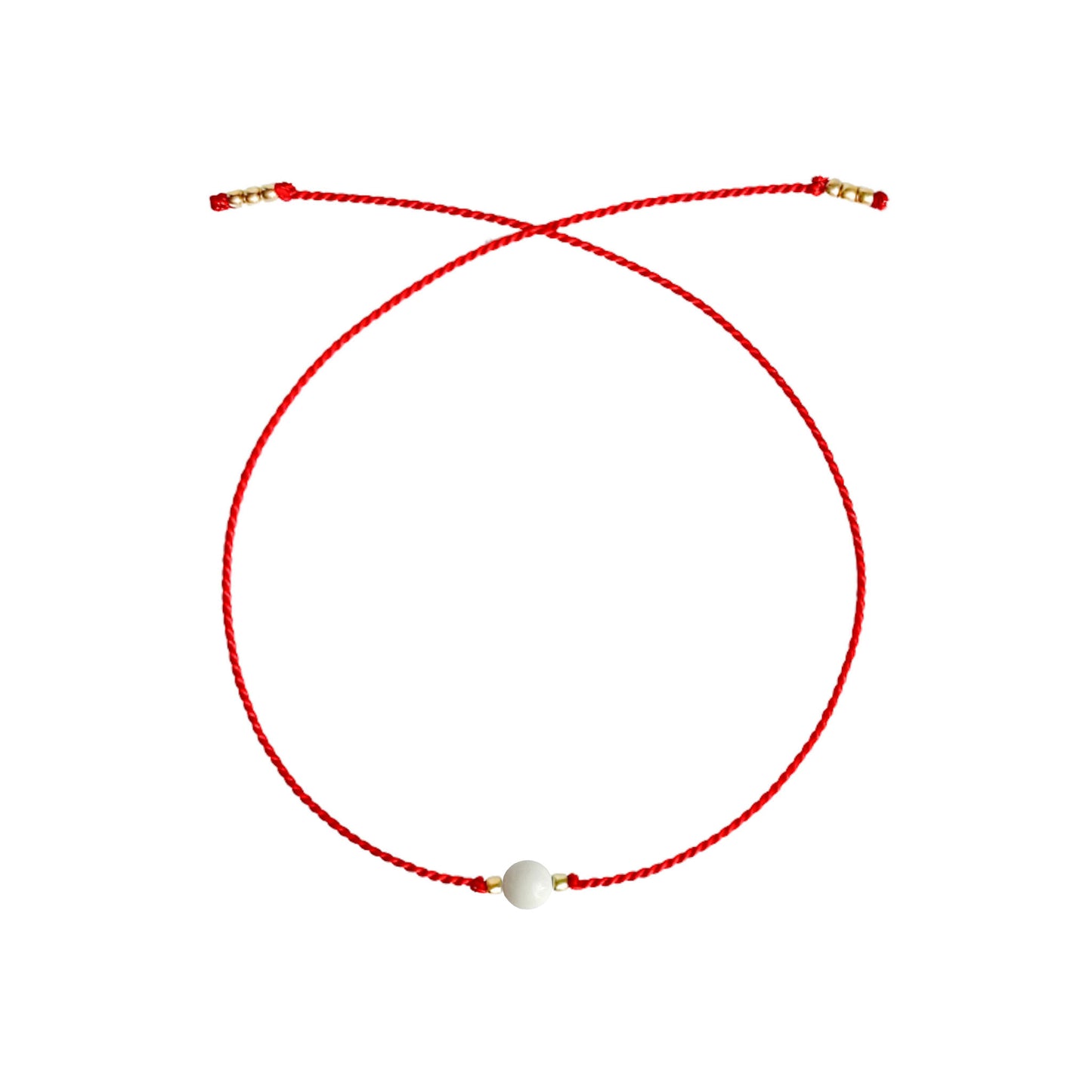 White Agate Manifestation Bracelet