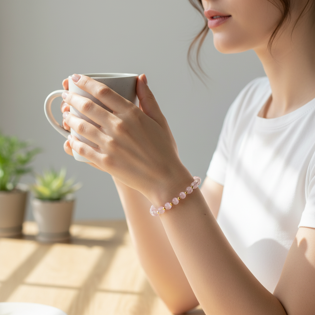 Pink Cat’s Eye Bracelet