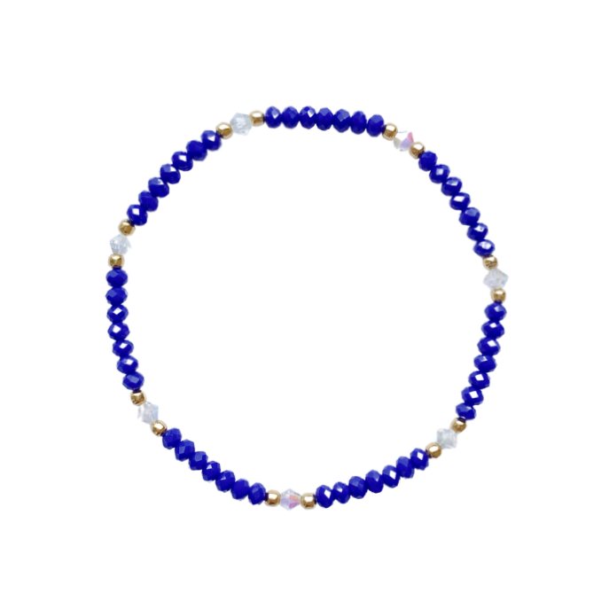 Midnight Spark Anklet – Bold Simplicity on a Stretch