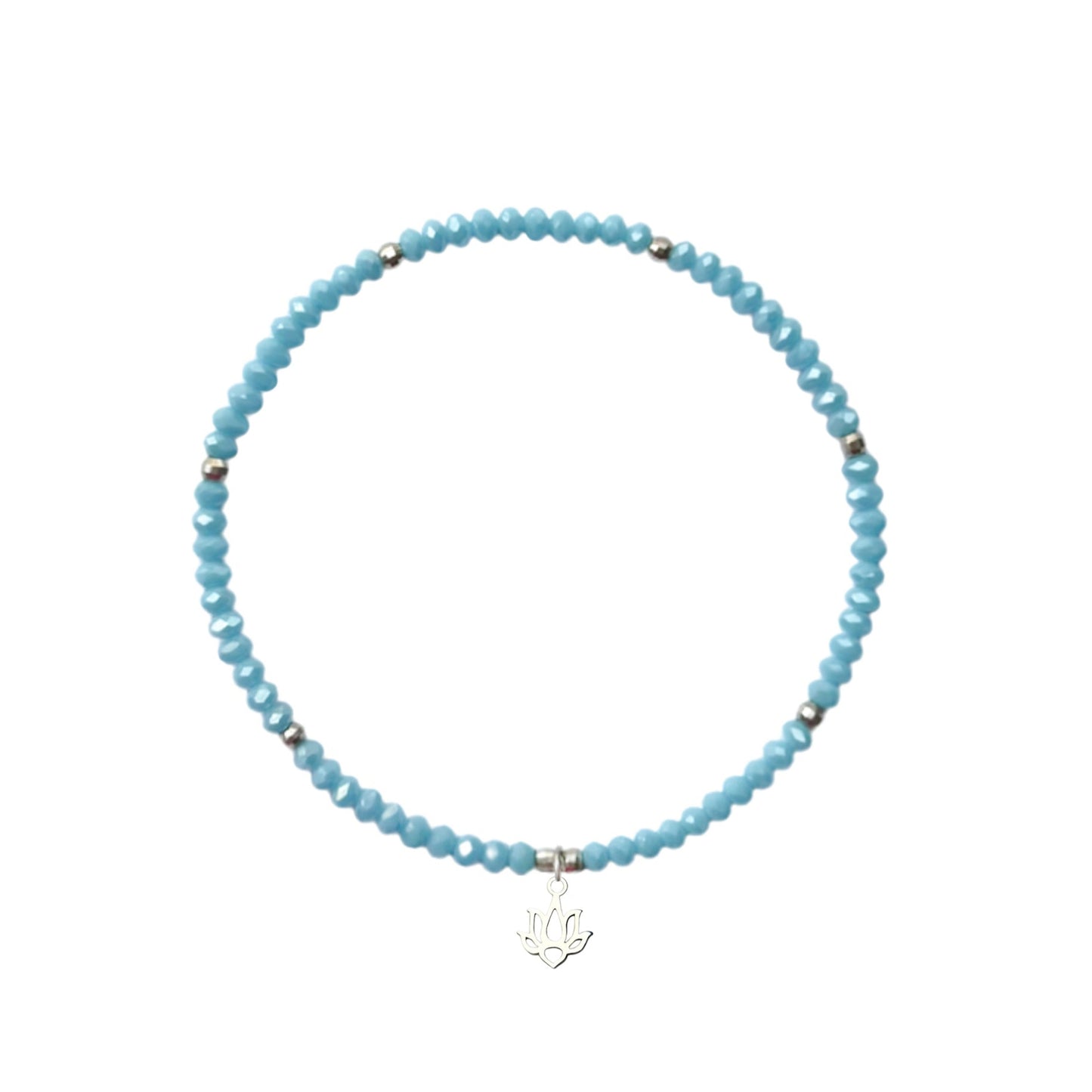 Blue Lotus Anklet – Serenity in Every Step