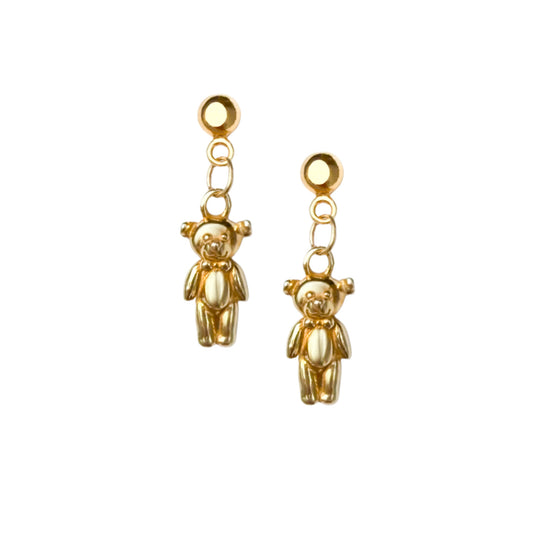 Teddy Bear Earrings – Playful & Chic