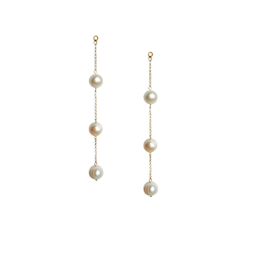 Pearl Cascade Earrings – Timeless Elegance