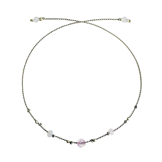 Silver Whisper Manifestation Bracelet
