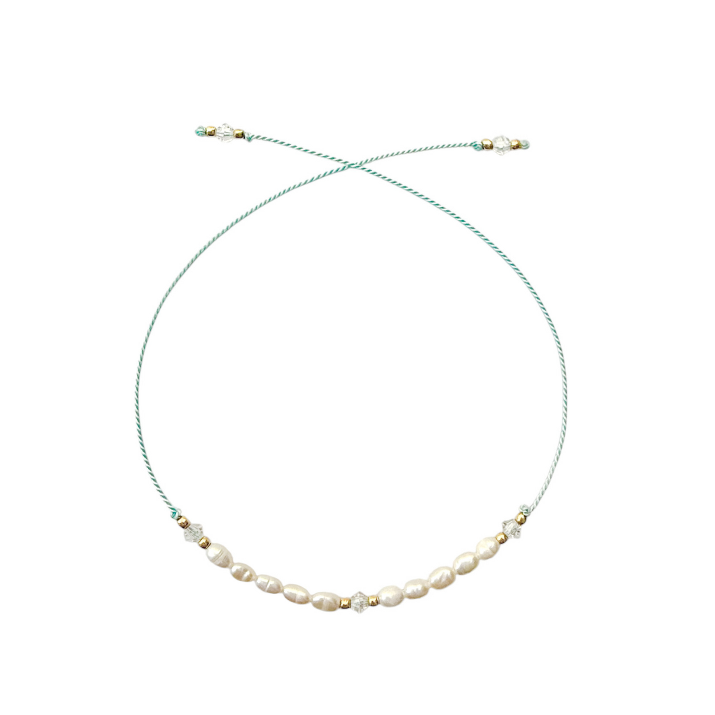 Pearl Blue Manifestation Bracelet