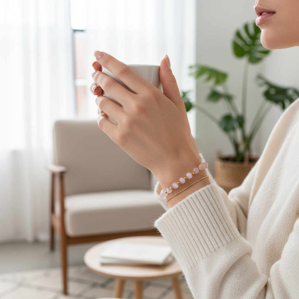 Pink Cat’s Eye Bracelet