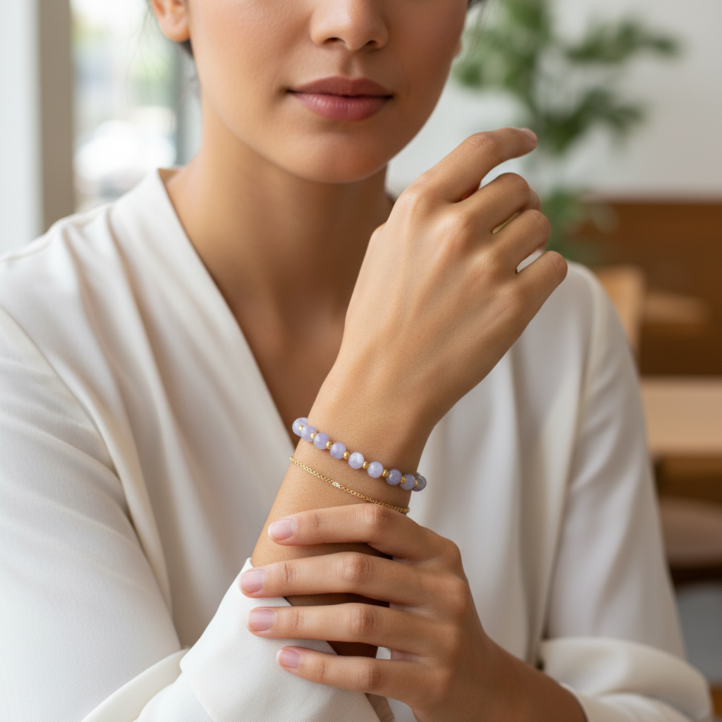 Blue Agate Balance Bracelet