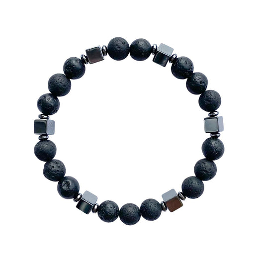 Men's Bracelet Black Galaxy Bracelet