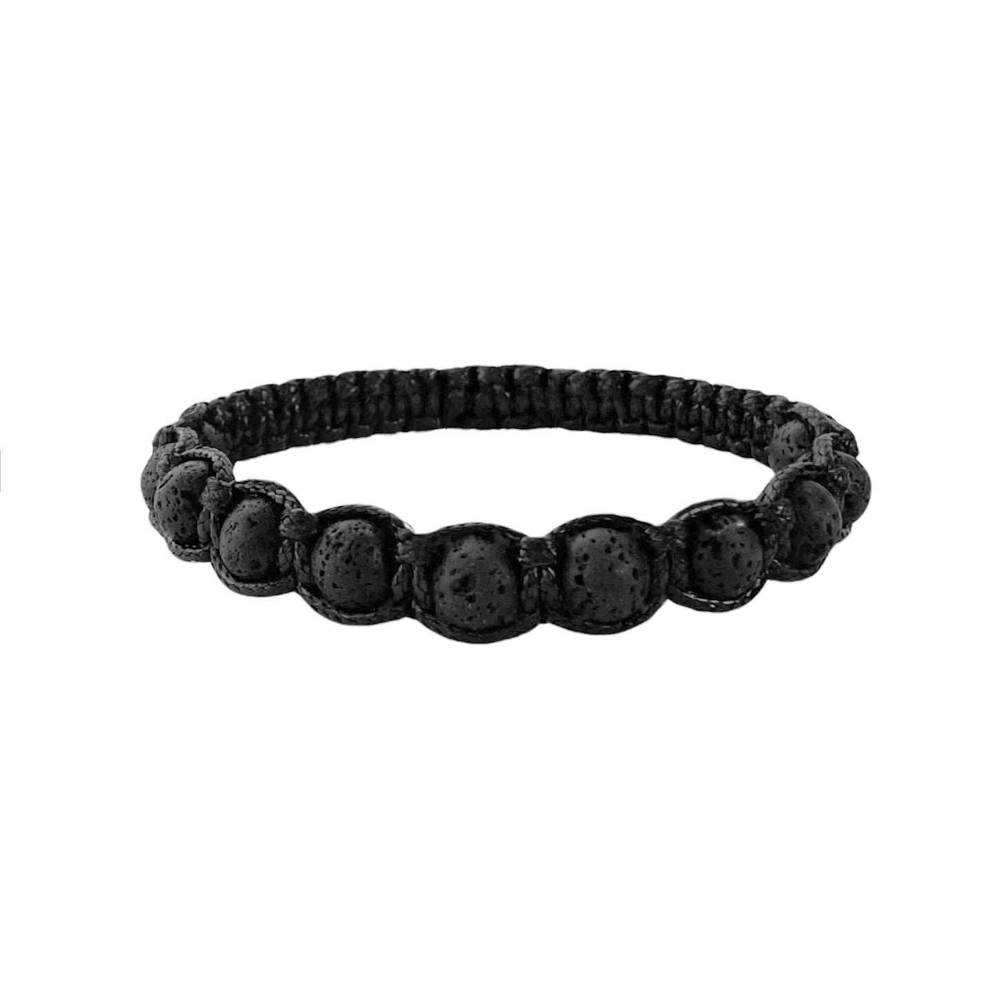 Men's Braided Bracelet with Lava Stone – Strength and Grounding